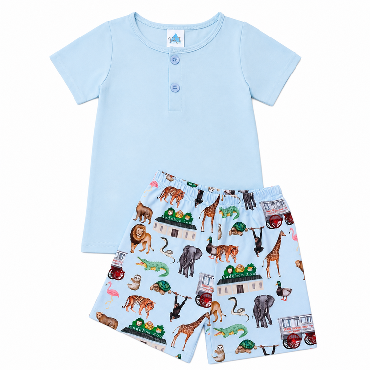 Delta Jax Audubon Zoo 2 Piece Short Set