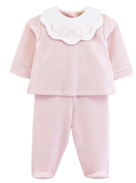 Baby Club Chic Pretty Bows & Roses Jacquard Pant Set