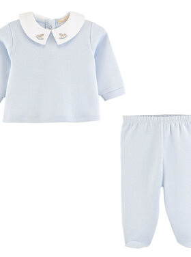 Baby Club Chic Rocking Horse Jacquard Pant Set