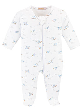 Baby Club Chic Up Up and Away Zipped Footie