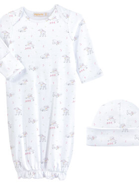 Baby Club Chic Tiny Baby Sheep Gown & Hat Set
