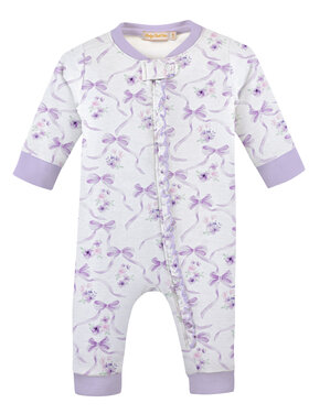 Baby Club Chic Dreamy Ties Zipped Coverall w/Ruffles