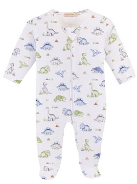 Baby Club Chic Cute Roars Zipped Footie