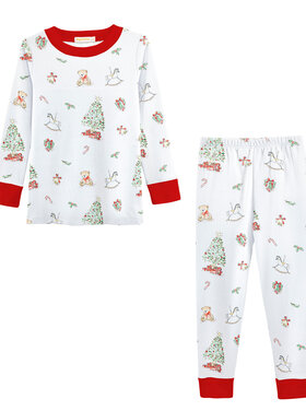 Baby Club Chic Christmas Tree PJ Set