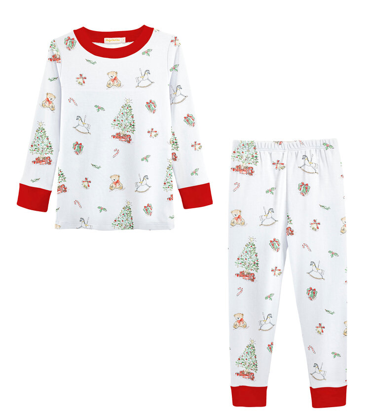 Baby Club Chic Christmas Tree PJ Set