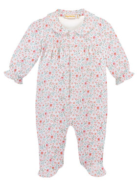 Baby Club Chic Blushy Buttons Footie w/Collar