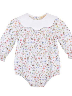 Baby Club Chic Bloomie Friends Bubble w/Scallop Collar