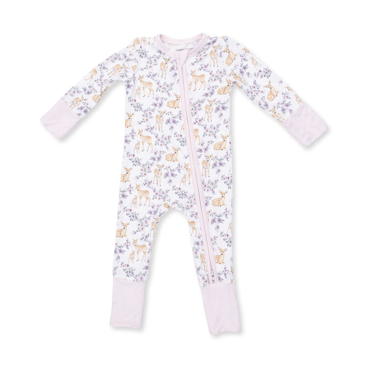 Angel Dear Floral Deer Convertible Romper