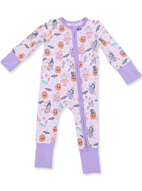 Angel Dear Halloween Monster Dress Up Pink Convertible Romper