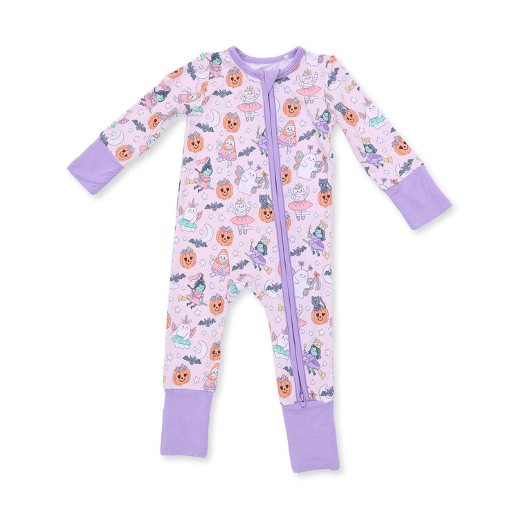 Angel Dear Halloween Monster Dress Up Pink Convertible Romper
