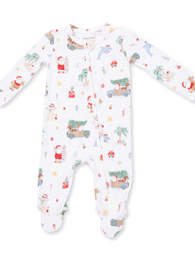 Angel Dear Beach Christmas 2 Way Zipper Footie