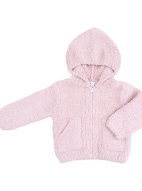 Angel Dear Chenille Hooded Jacket Blush