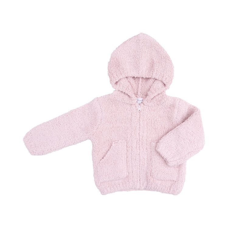 Angel Dear Chenille Hooded Jacket Blush