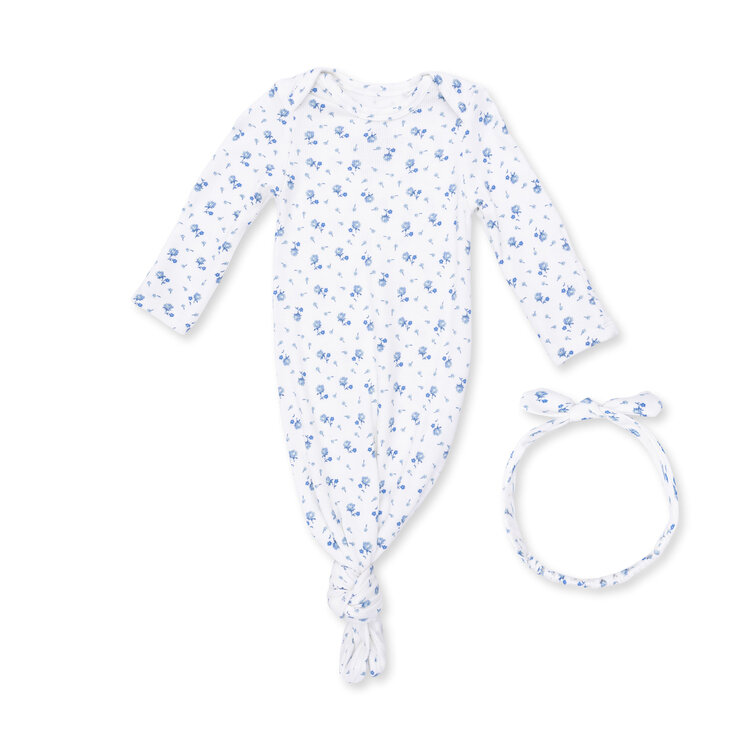 Angel Dear Joli Rosette Knotted Gown & Headband