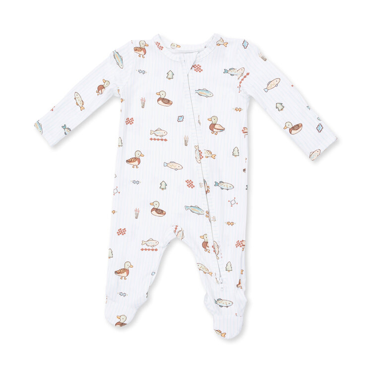 Angel Dear Lake Cuties 2 Way Zipper Footie