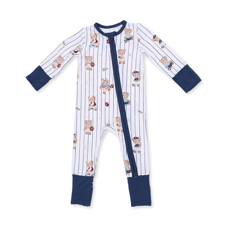Angel Dear Mixed Sports Bears Convertible Romper