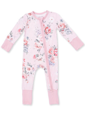 Angel Dear Painterly Rose Bouquets Convertible Romper