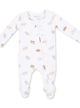 Angel Dear Puppy Snuggles 2 Way Zipper Footie