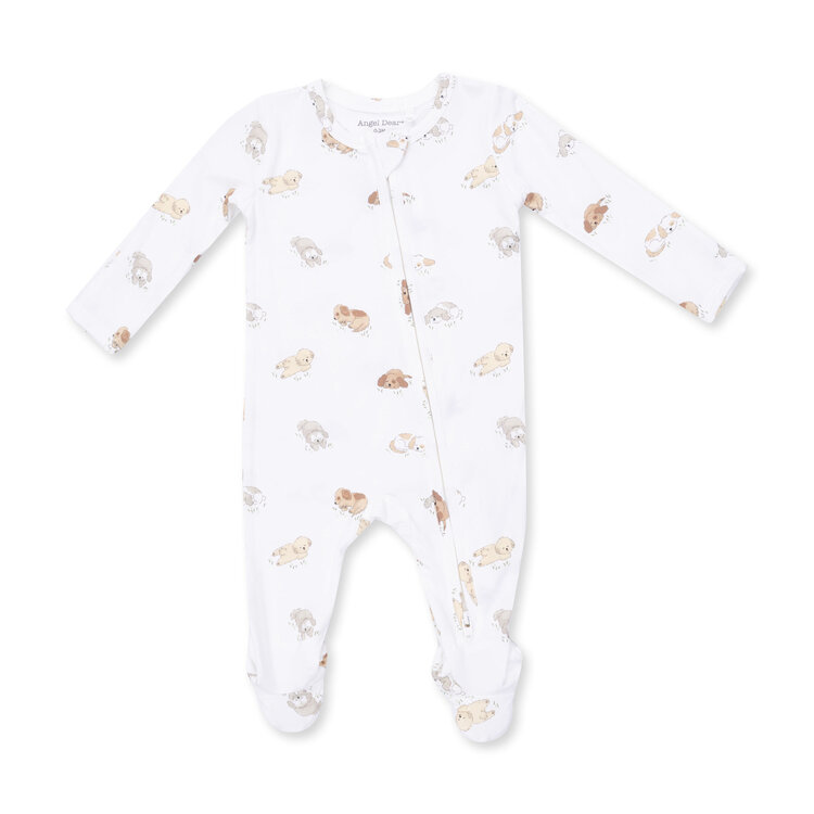 Angel Dear Puppy Snuggles 2 Way Zipper Footie