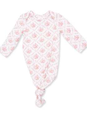 Angel Dear Rose Bow Lattice Knotted Gown & Headband