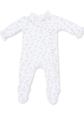 Angel Dear Rose Briar Kimono Ruffle Footie