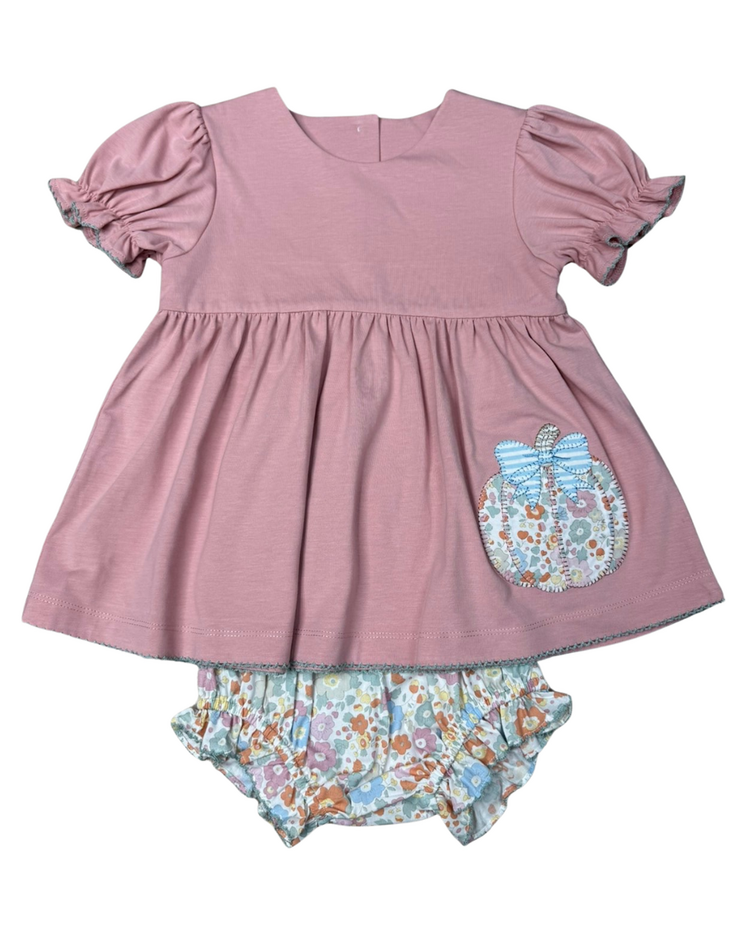 Whimsy Bay Piper Pumpkin Bloomer Set