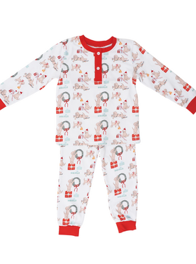 Cypress Row Santa Paws Louis Lounge Set