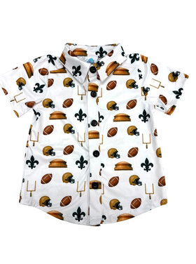 Delta Jax Saints Button Down Shirt