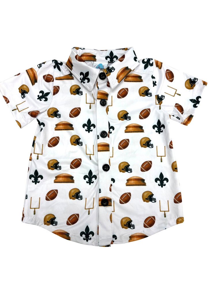 Delta Jax Saints Button Down Shirt