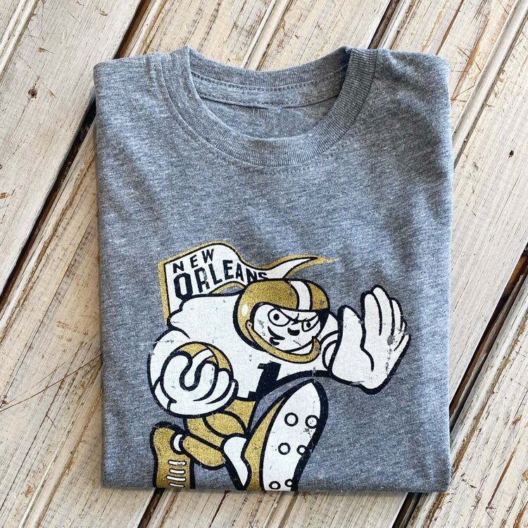 Nola Merchantile Retro Player Saints Tee