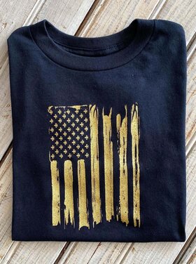 Nola Merchantile Saints Flag Tee
