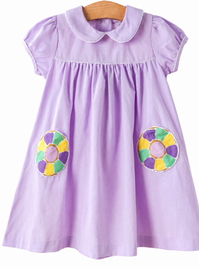 Nola Tawk King Cake Pocket Dress