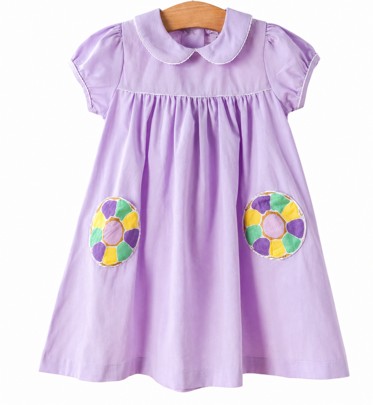 Nola Tawk King Cake Pocket Dress