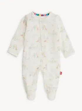 Magnetic Me White Serene Safari Footie