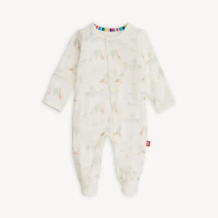 Magnetic Me White Serene Safari Footie