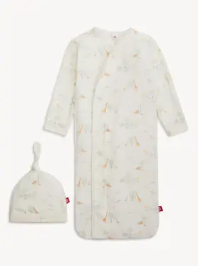 Magnetic Me White Serene Safari Gown & Hat Set