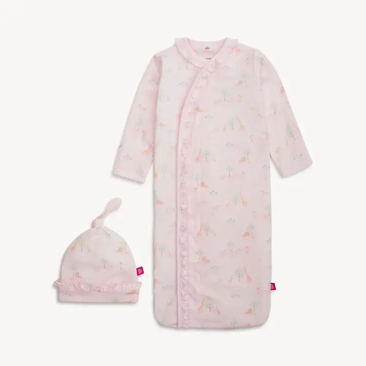Magnetic Me Pink Serene Safari Gown & Hat Set