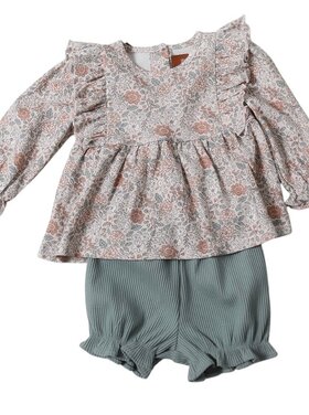 Millie Jay Faded Botanica Bloomer Set