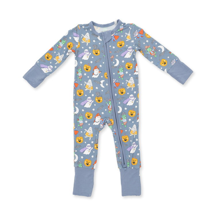 Angel Dear Halloween Monster Dress Up Blue Convertible Romper