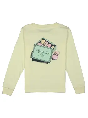 Properly Tied Macarons LS Tee - Light Yellow