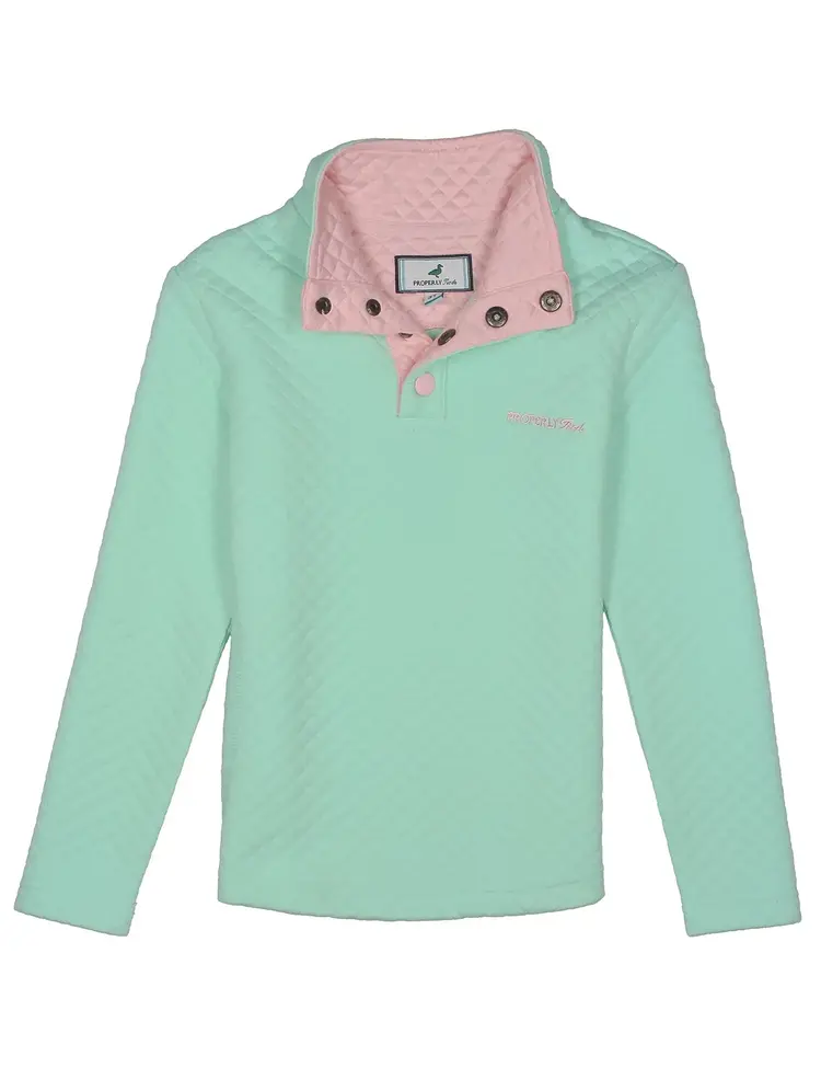 Properly Tied Social Pullover - Seafoam