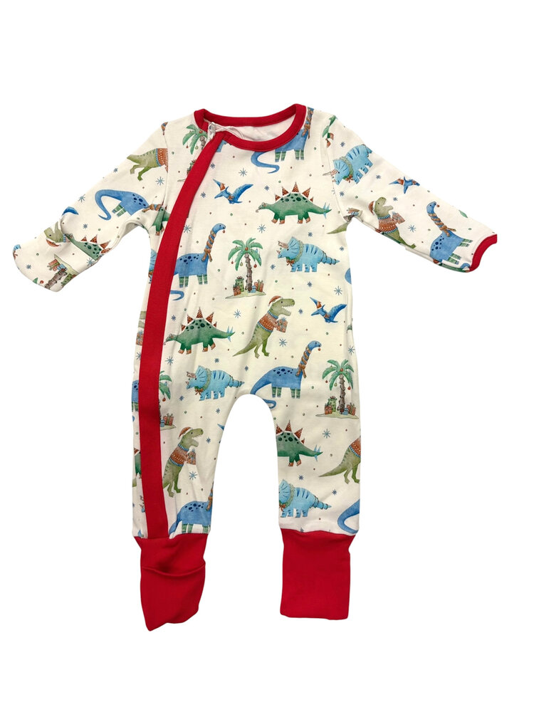 Nola Tawk Merry-saurus Zip Up Pajama