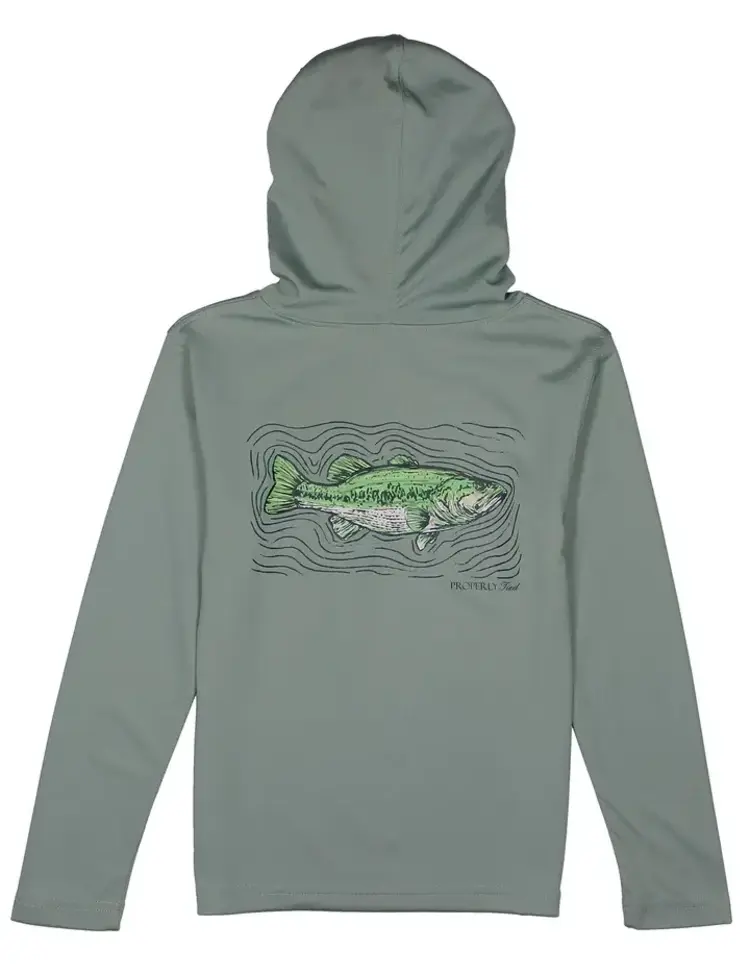 Properly Tied Spotted Bass Performance Hoodie