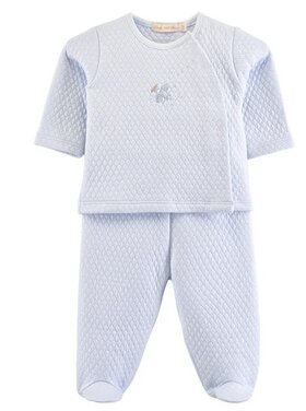 Baby Club Chic Lullaby Flight Jacquard Footed Pant Set