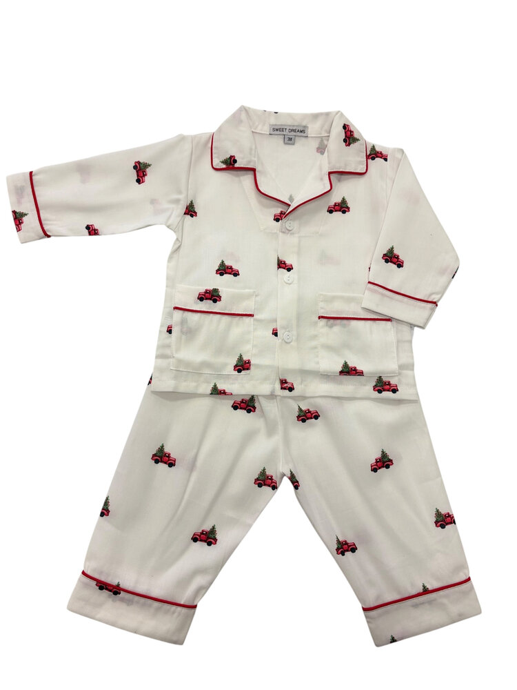 Sweet Dreams Christmas Tree Truck Pajama