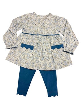 Ishtex Ditsy Flower Leggings Set