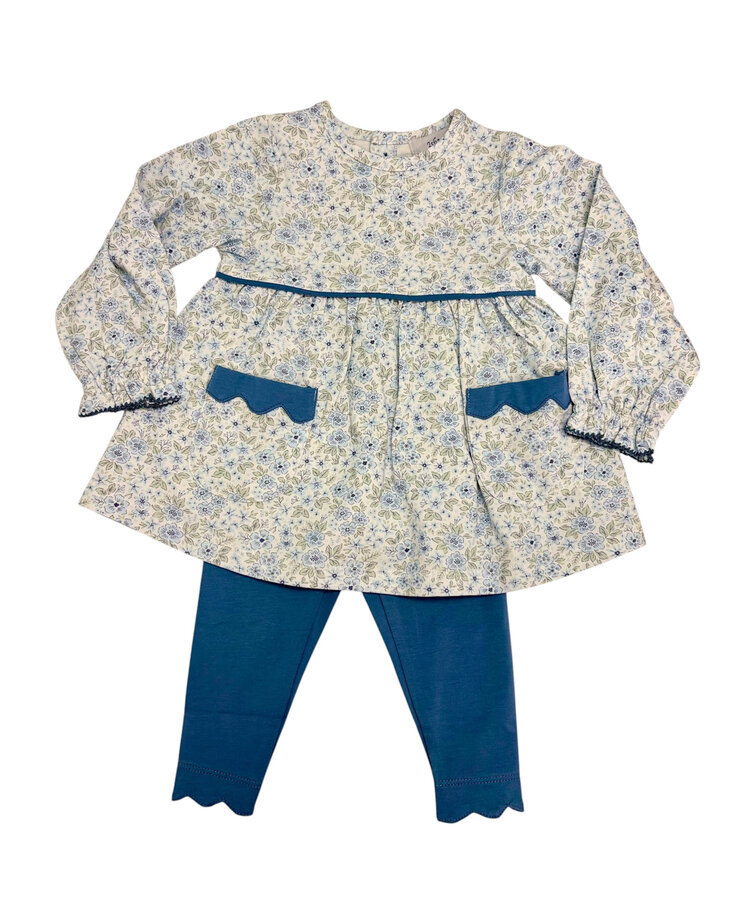 Ishtex Ditsy Flower Leggings Set