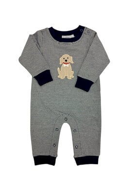 Ishtex Dog Appliqued Romper