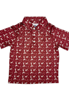 SouthBound Short Sleeve Polo, Deer