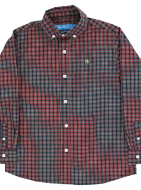 Bailey Boys Button Down Shirt, Durham Plaid